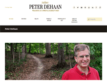 Tablet Screenshot of peterdehaan.com